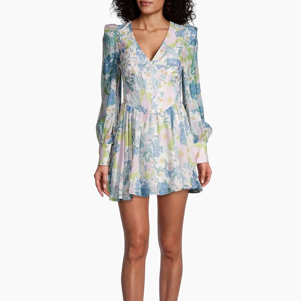 NWT Bardot Zelina Mixed Floral Minidress